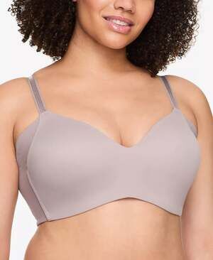 Warner's No Side Effects Underarm-Smoothing Wireless Bra Mink Size 38B 3728